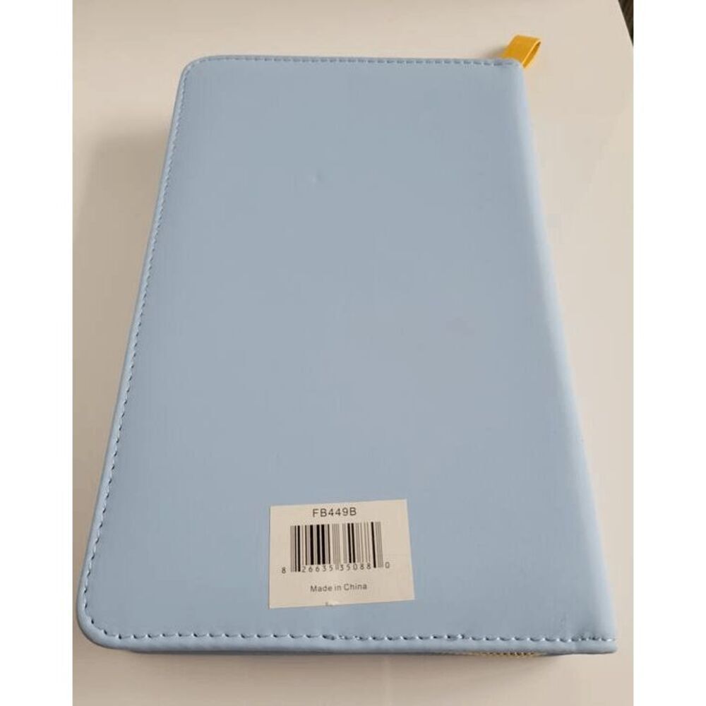 Padded Blue Zip Notes Journal - Picture 15 of 16